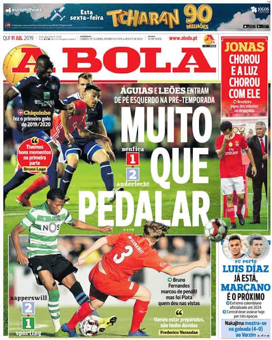 Imagem do artigo:🗞 Mais um reforço no Porto e as saudades de Jonas