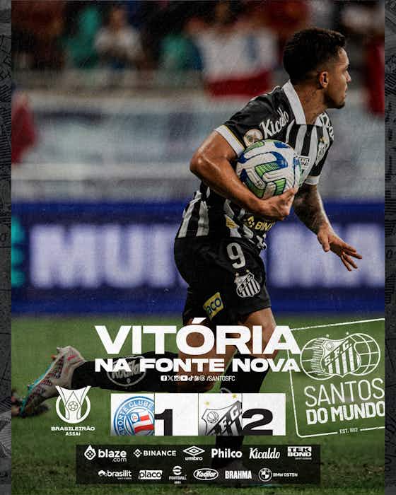 Imagem do artigo:🎥 Santos vira sobre o Bahia no fim, encerra jejum, mas segue no Z-4