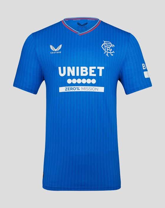 Imagem do artigo:Camisa titular do Rangers FC 2023-2024 é lançada pela Castore