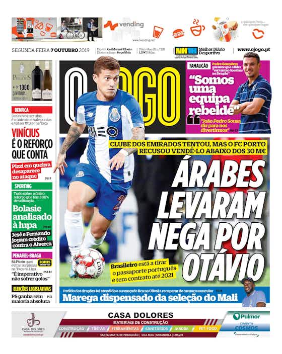 Imagem do artigo:🗞 Nega por Otávio, e Raphinha e Mathieu falam sobre o Sporting