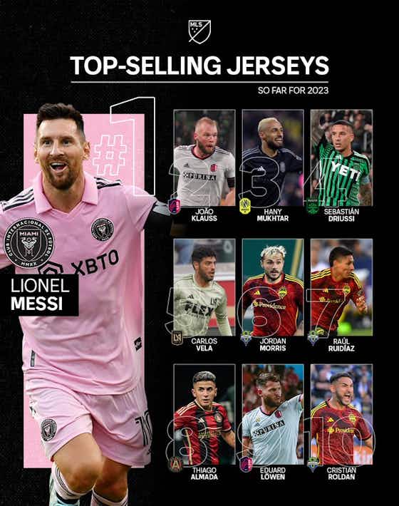 Imagem do artigo:MLS divulga ranking das camisas mais vendidas da temporada 2023