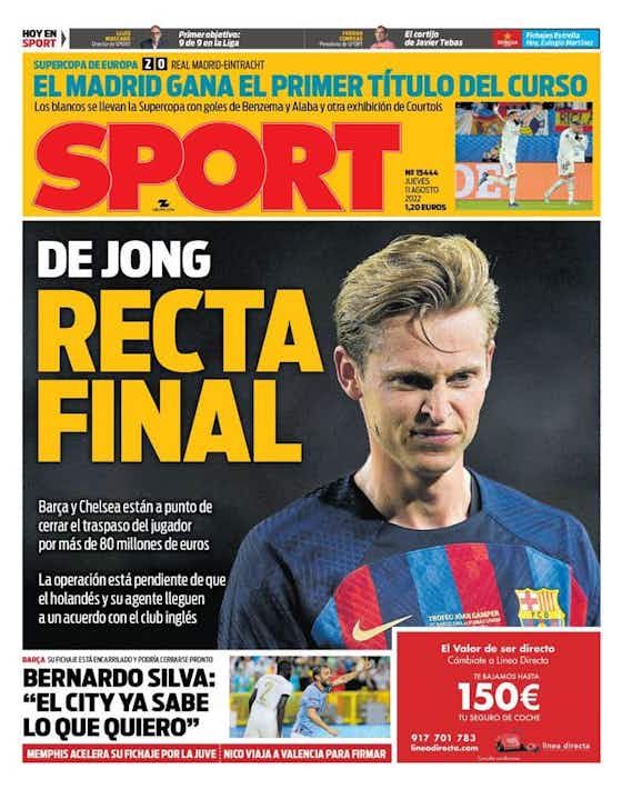 Imagen del artículo:🗞Portadas del día: Resaca de Supercampeón, semana clave en Barcelona