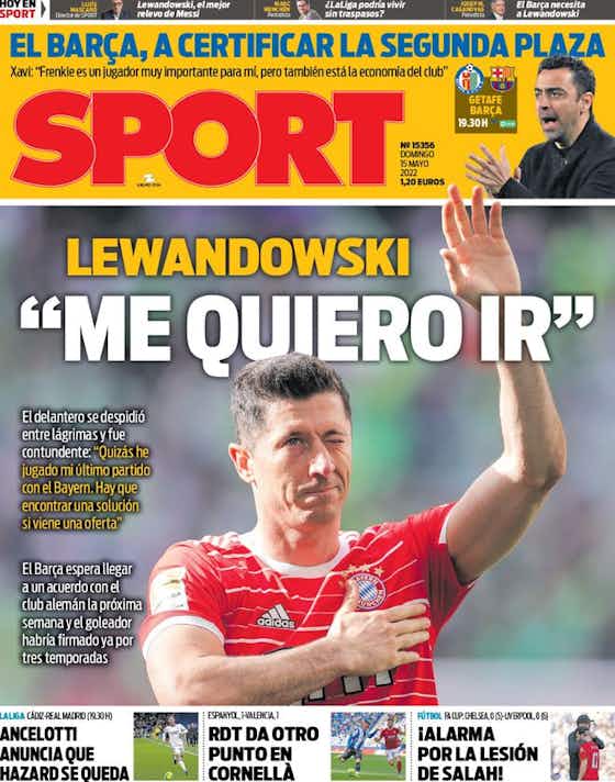 Imagen del artículo:🗞Portadas del día: Lewandowski, el deseado y un regreso muy esperado