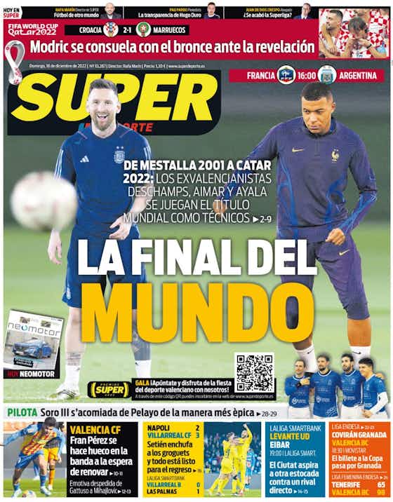 Imagen del artículo:🗞️Las portadas: Messi-Mbappé y una final para la historia