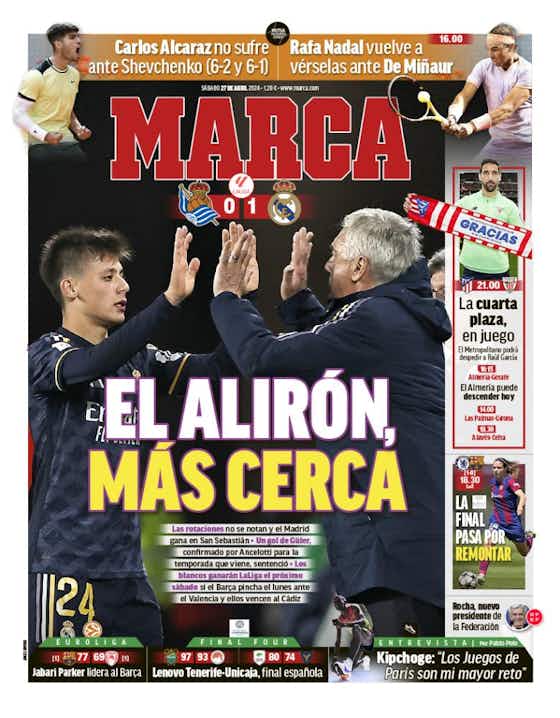 Image de l'article :🗞️ Las portadas: el Madrid ya huele el alirón, ¿remontada en Londres?...