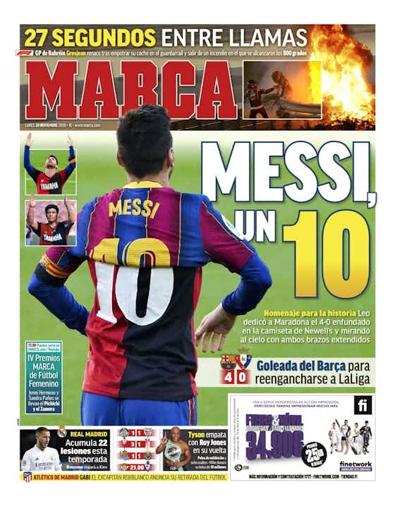 Article image:Barcelona to use Real Madrid precedent to appeal Messi yellow card for Maradona celebration