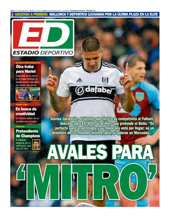 Imagen del artículo:Mitrovic, el 'Mercedes' deseado por el Betis