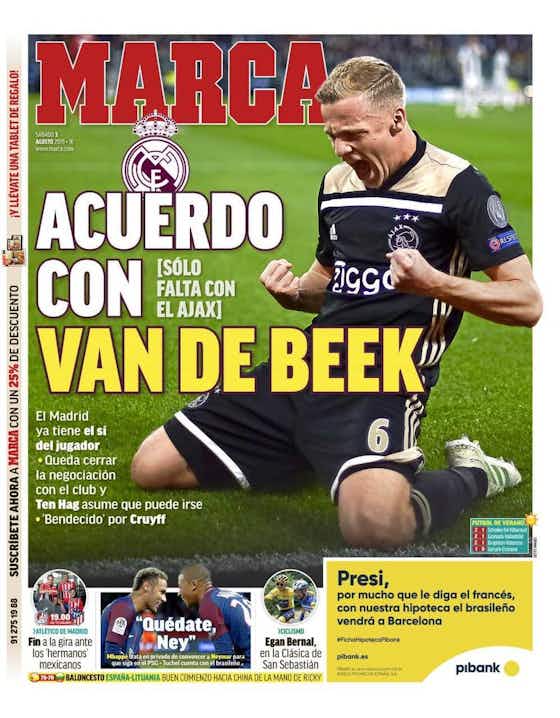 Imagen del artículo:🗞El Real Madrid ya tiene el "sí, quiero" de Van de Beek