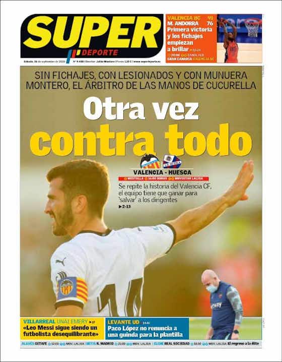 Imagen del artículo:🗞Las palabras de Messi, Hazard y otras portadas de hoy viernes