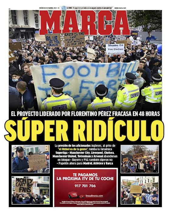 Imagen del artículo:🗞La caída de la Superliga y otras portadas de hoy miércoles