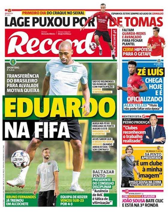 Imagem do artigo:🗞 Eduardo na FIFA, Nakajima no Porto e entrevista a Proença