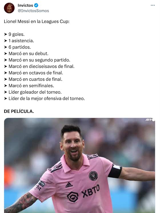 Imagen del artículo:🔝 Puro Messi: el camino de Miami a la final de la Leagues Cup