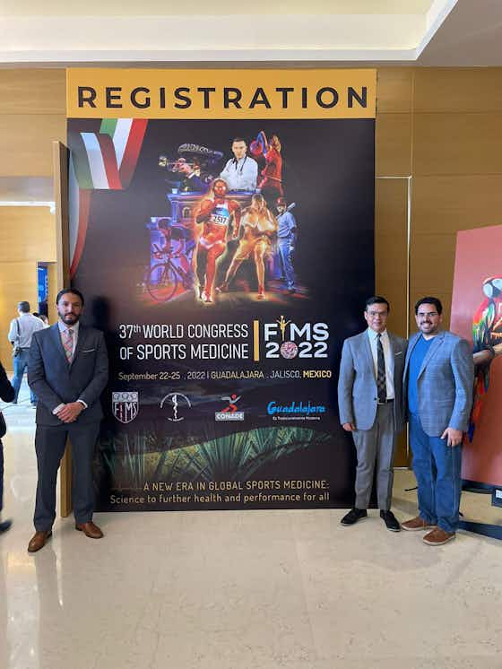 Article image:Chivas contributes experience and knowledge at the World Congress of Sports Medicine