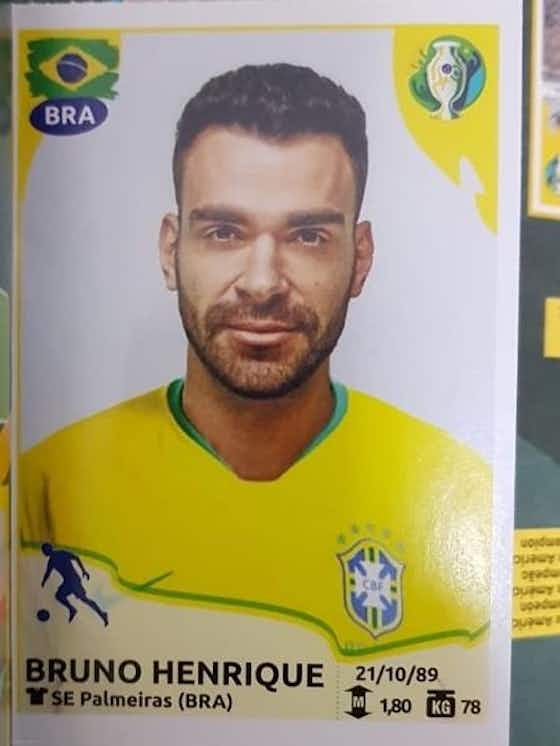 Imagem do artigo:Bruno Henrique é da Seleção Brasileira..... no álbum de figurinhas