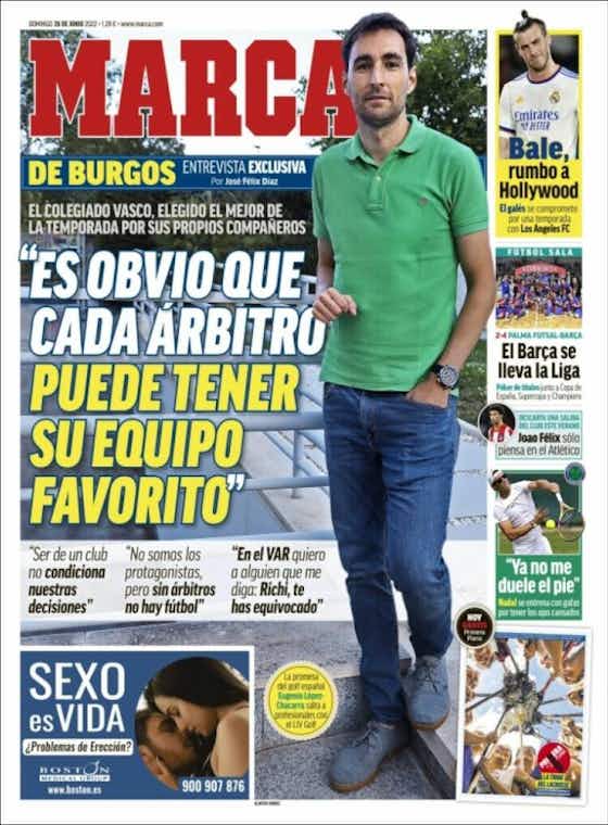Imagen del artículo:🗞Portadas del día: Bale rumbo a EEUU y los planes del Barça y Sevilla
