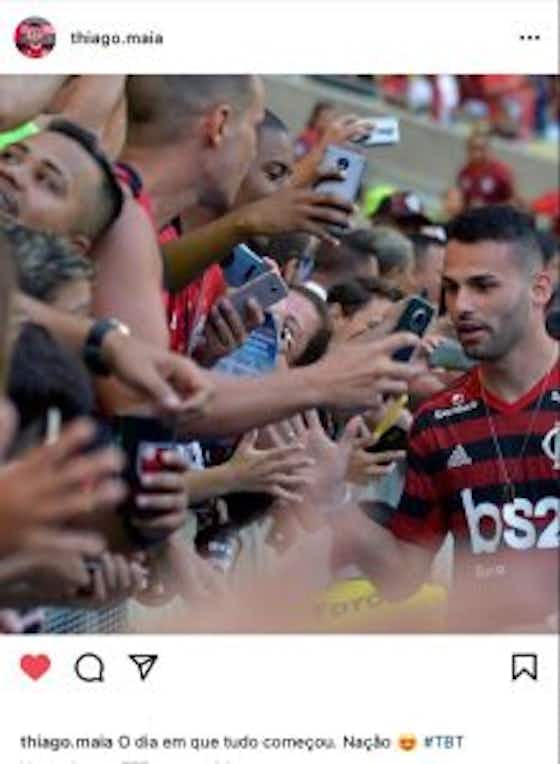 Imagem do artigo:Sentiu saudades? Em tratamento, Thiago Maia relembra chegada ao Flamengo