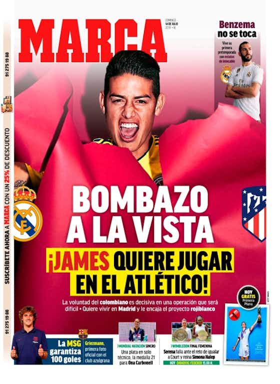 Imagen del artículo:James Rodríguez, ¿al Atlético de Madrid?