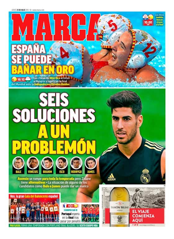 Imagen del artículo:🗞Las alternativas del Madrid a la baja de Asensio