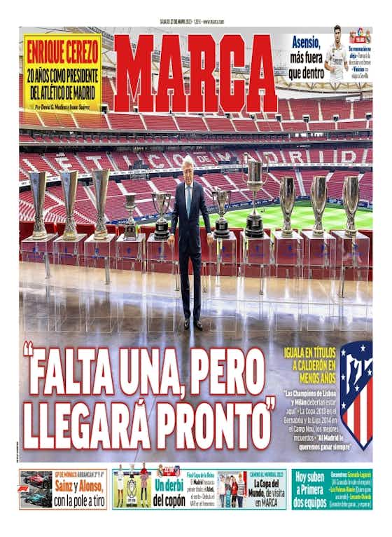 Imagen del artículo:🗞️Portadas del día: El '9' que busca el Madrid y un adiós en Barcelona