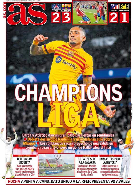 Imagen del artículo:🗞️ Portadas del día: la "Champions Liga" está de moda