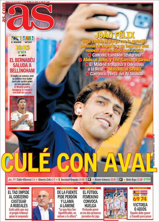 Imagen del artículo:🗞️Joao Felix y el Barça protagonizan el fin de mercado y las portadas
