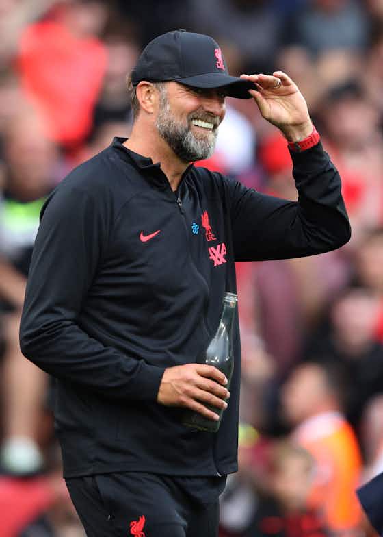 Article image:Liverpool’s Jurgen Klopp ignored by Manchester City star in Community Shield tunnel cam footage