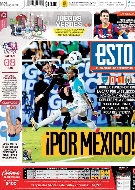🗞 El triunfo de México en las portadas de hoy | OneFootball