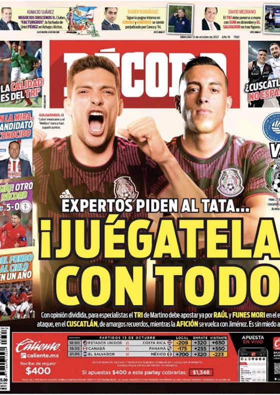 Imagen del artículo:🗞️ El partido entre México y El Salvador acapara las portadas