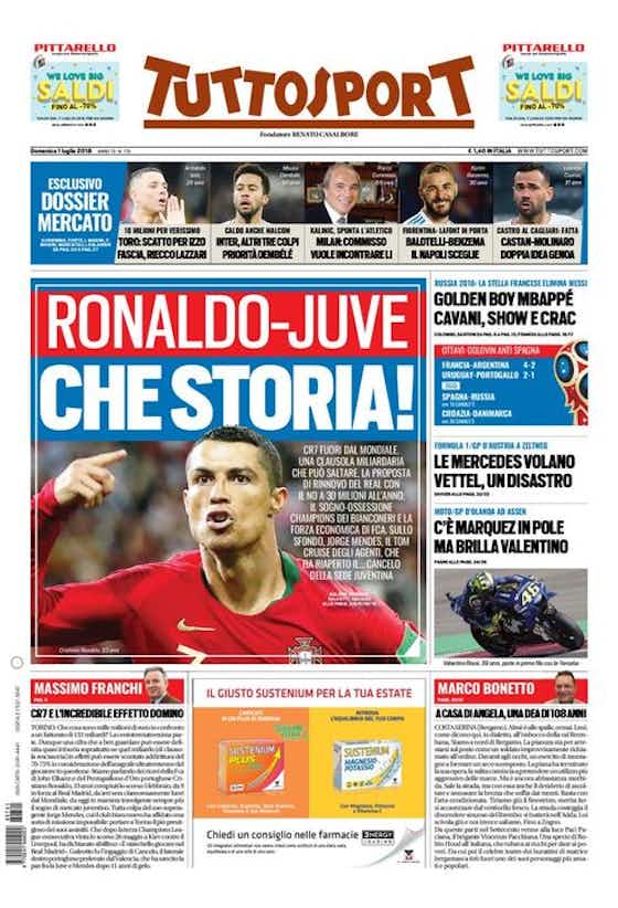 Immagine dell'articolo:Un anno fa, Cristiano Ronaldo diventava un giocatore della Juventus