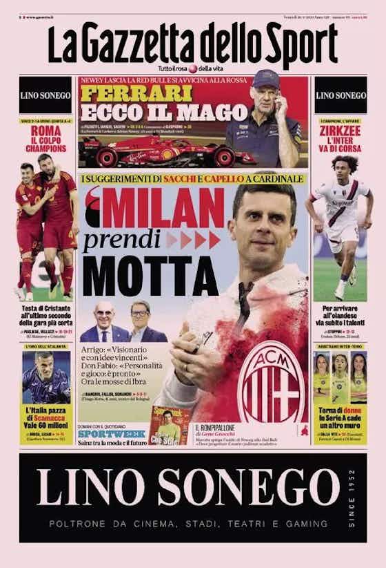 Immagine dell'articolo:Rassegna stampa Juve: prime pagine quotidiani sportivi – 26 aprile
