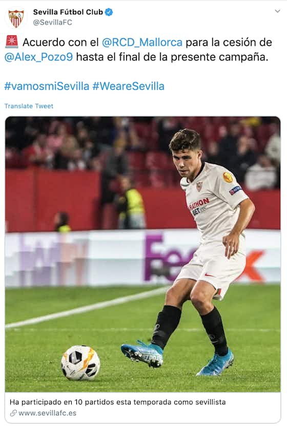 Imagen del artículo:🚨OFICIAL: Alejandro Pozo jugará en el Mallorca