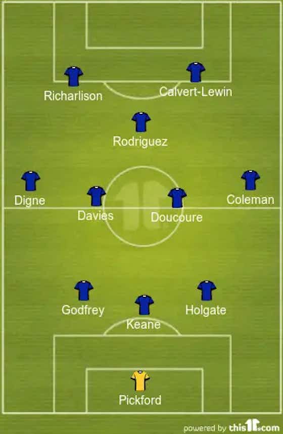 Article image:Calvert-Lewin To Start, Gomes On The Bench | 3-4-1-2 Everton Predicted Lineup Vs Southampton