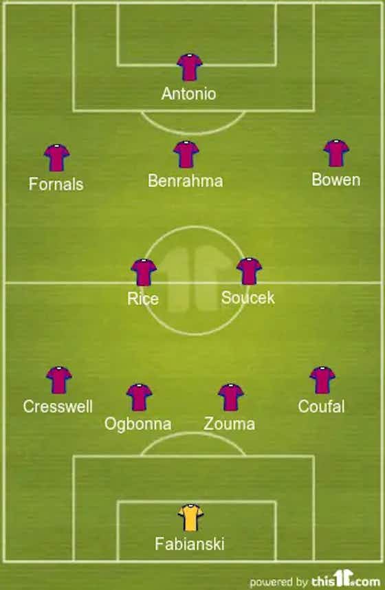 Article image:Will Moyes Make Any Changes? | 4-2-3-1 West Ham United Predicted Lineup Vs Everton