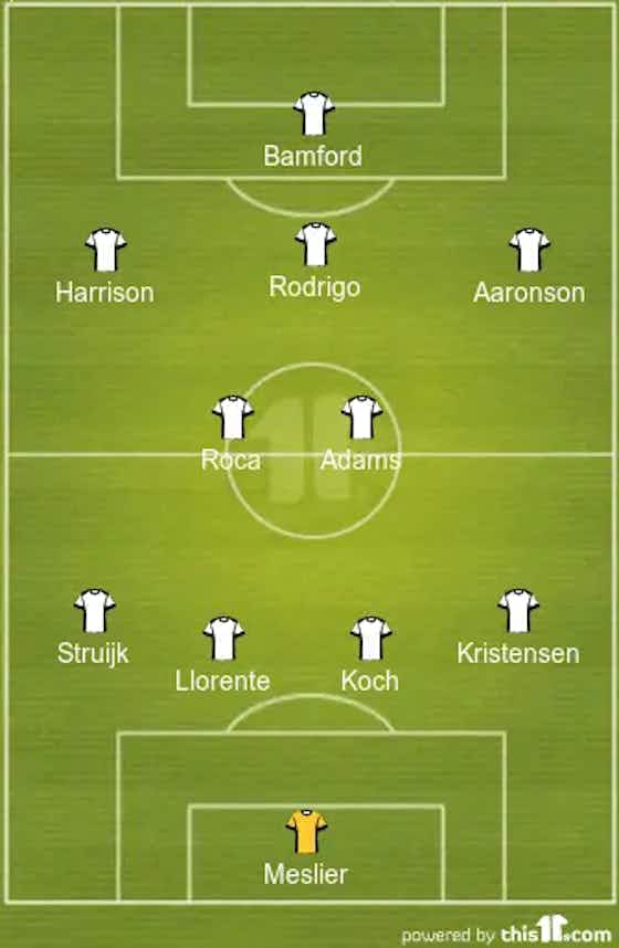 Article image:Will Marsch Make Any Changes? | 4-2-3-1 Leeds United Predicted Lineup Vs Southampton