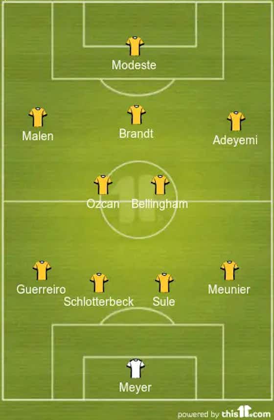 Article image:Will Terzic Make Any Changes? | 4-2-3-1 Borussia Dortmund Predicted Lineup Vs Sevilla