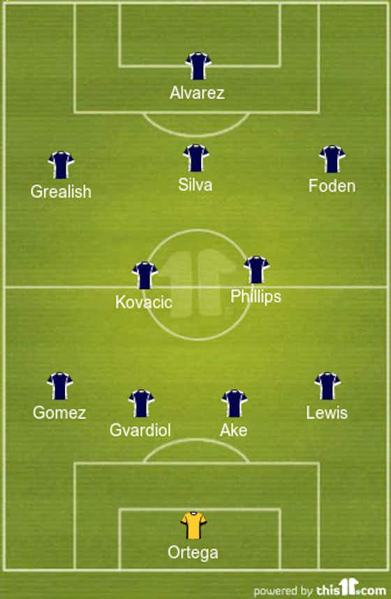 Article image:Ortega, Lewis And Gomez To Start | 4-2-3-1 Manchester City Predicted Lineup Vs FK Crvena Zvezda
