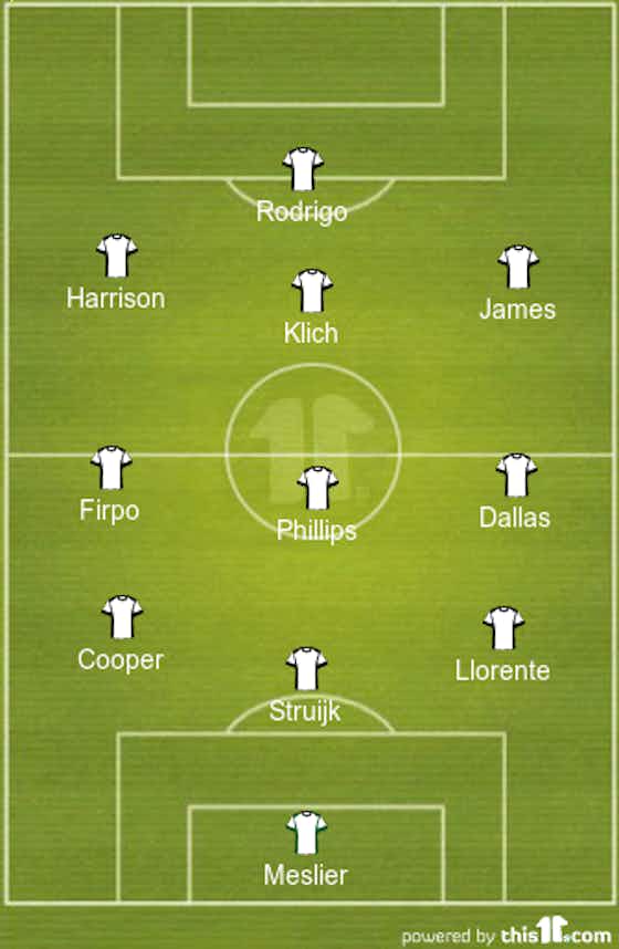 Article image:James To Start, Raphinha Misses Out | Predicted 3-3-3-1 Leeds United Lineup Vs Southampton