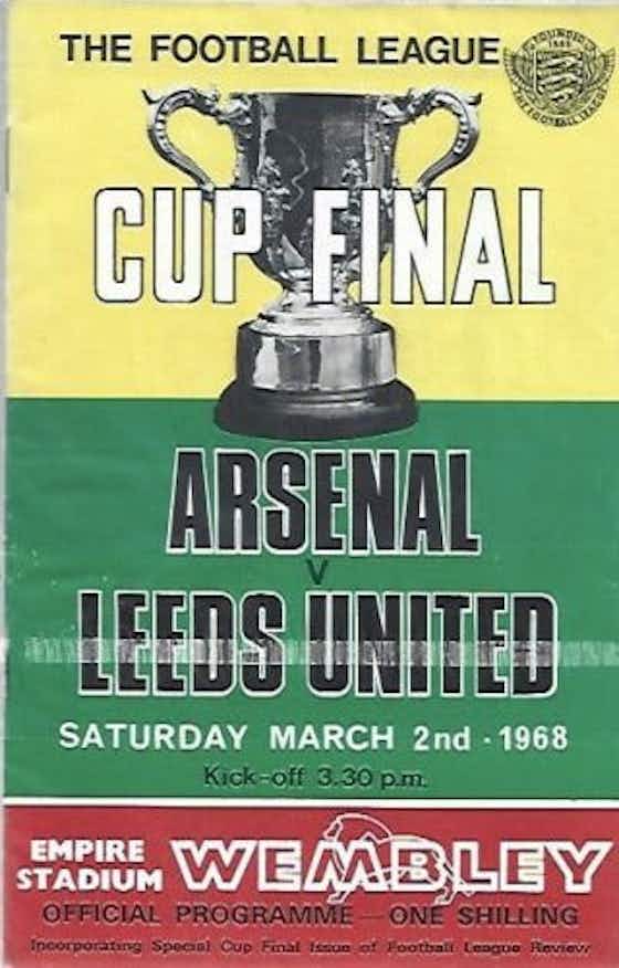 Article image:How Arsenal suffered in their first ever League Cup Final 1968 losing to Don Revie’s Leeds United