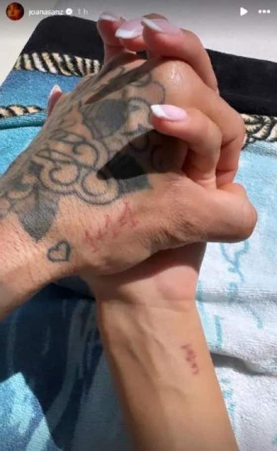 Article image:Dani Alves appears to reconcile with wife Joana Sanz in spite of rape conviction