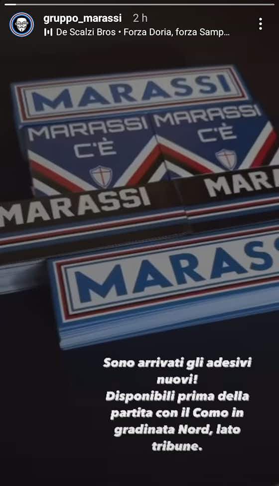 Immagine dell'articolo:Sampdoria, ecco il nuovo stock di adesivi del gruppo marassi – FOTO