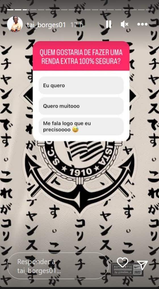 Image de l'article :Goleira do Corinthians tem redes sociais invadidas por golpistas; confira posts