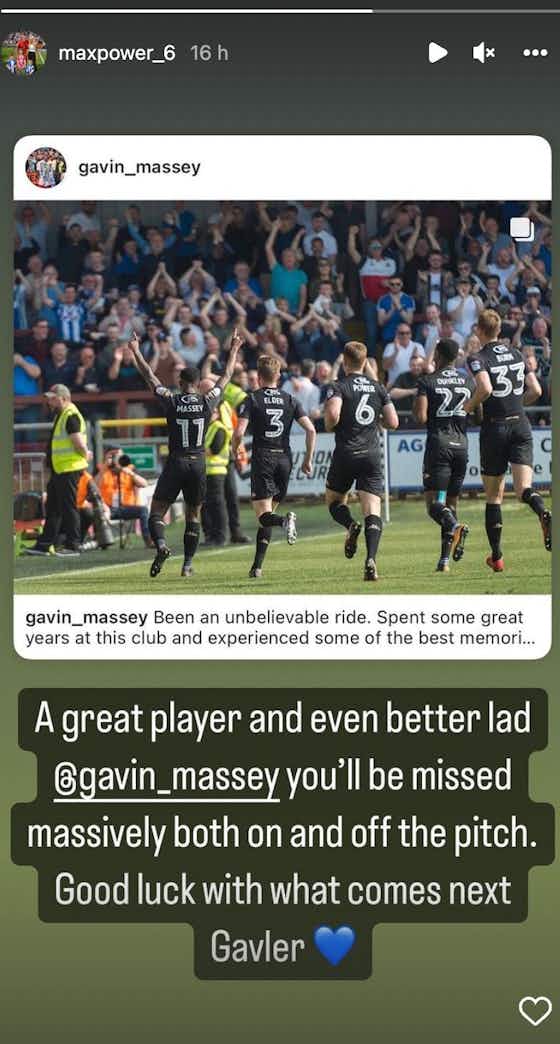 Article image:Max Power sends message to Gavin Massey following Wigan Athletic departure