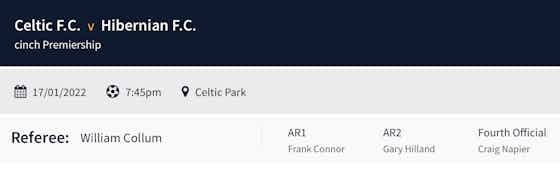 Article image:Celtic v Hibernian: Willie Collum to referee Monday night’s clash