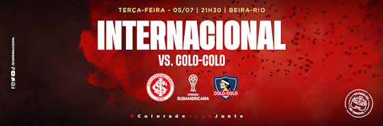 Imagem do artigo:Serviço de jogo: Inter x Colo-Colo-CHI – Oitavas de final/CONMEBOL Sul-Americana 2022