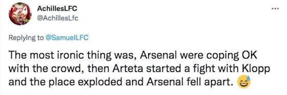 Article image:Arsenal 'All or Nothing': What happened in match vs Liverpool after Arteta played YNWA