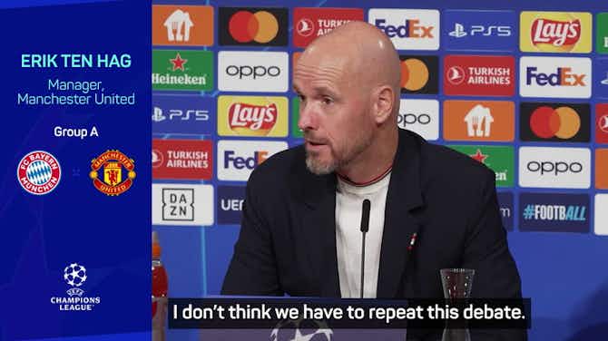 Preview image for Ten Hag has no regrets over signing Hojlund instead of Kane