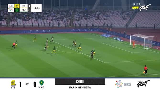 Imagen de vista previa para Al-Ittihad - Al-Khaleej 1 - 0 | CHUTE - Karim Benzema