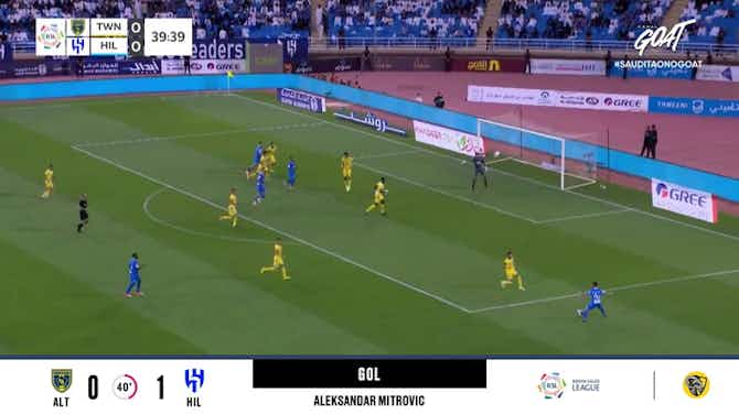 Image d'aperçu pour Al-Taawon - Al-Hilal 0 - 1 | GOL - Aleksandar Mitrovic