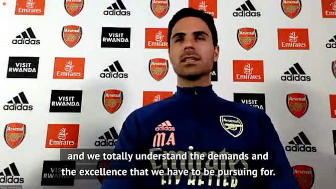 Preview image for Arteta hits out at critics who believe Arsenal didn't deserve Super League invite