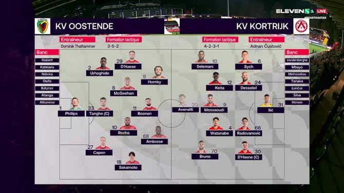 Image d'aperçu pour Jupiler Pro League: Oostende 3-1 Kortrijk